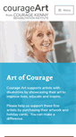 Mobile Screenshot of courageart.org